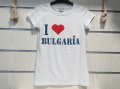 Нова дамска тениска с трансферен печат I LOVE BULGARIA , снимка 5