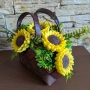 Ароматни сапунени слънчогледи в кошничка - носещи усещане за лято и уют , снимка 4