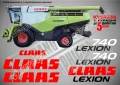 CLAAS Lexion 460 стикери надписи, снимка 9