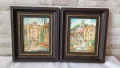 Картини "Пловдив" комплект два броя - 21/18см - Х.Журналов, снимка 1