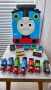 Thomas & Friends Локомотив куфар с колекция от влакчета, снимка 2