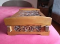Продавам старинна декоративна дърворезби вана кутия за бижута , снимка 4