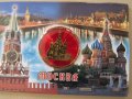Автентичен  метален 3D магнит от Москва, Русия-серия-4, снимка 1