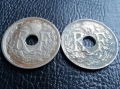 Стара монета 25 сантима 1930 г. и 1933 г. Франция - топ !, снимка 10