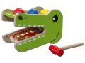НОВИ! Ксилофон с чукче и топчета Крокодил, снимка 1 - Музикални играчки - 43515938