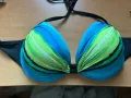Дамско горнище на бански в синьо и зелено, снимка 6