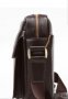 мъжка чанта Polo Fanke кожена функционална цвят кафява/бордо , снимка 4