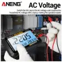 Автоматичен цифров мултицет ANENG 613, 4.5" дисплейAC/DC, ток, честота, съпротивление. С термохигром, снимка 8
