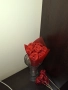 Букет от червени брокатени рози, снимка 3