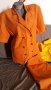 Готин портокалов костюм, снимка 1 - Сака - 28794671