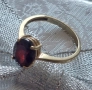 Златен пръстен с рубин, снимка 1