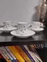 Ретро сервиз за кафе от костен порцелан, снимка 1