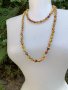Ръчно изработена дълга огърлица, снимка 2
