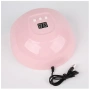 Професионална UV/LED Лампа за Нокти SUN X4 54W – Компактен Дизайн в Нежно Розово с USB Захранване, снимка 3