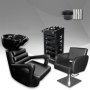 Промоционален фризьорски пакет Classic - измивна колона, фризьорски стол и количка, снимка 1 - Друго оборудване - 37467212