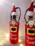 🍷🎁 Коледна опаковка за бутилка вино – стилен и запомнящ се подарък ✨, снимка 2
