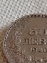 Стара монета 50 лева 1940г. Царство България Цар Борис трети за КОЛЕКЦИОНЕРИ 37407, снимка 4