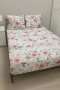 чаршаф с ластик и 2 калъфки за приста , снимка 4