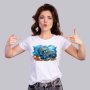 делфини под вълните - соларна тениска, снимка 1 - Тениски - 37325571