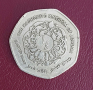Монета 1/4 динар Йордания.