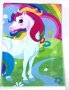 Еднорог unicorn Пони дъга найлонова покривка за парти рожден ден, снимка 2