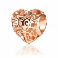 Елемент сърце,Rose Gold,"Me"/нов, снимка 1 - Колиета, медальони, синджири - 28269982