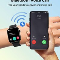 Нов Bluetooth Смарт часовник за Мъже Жени, 1.9 инча Водоустойчив, снимка 2 - Смарт гривни - 42959557