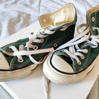 Тъмно зелени кецове CONVERSE, номер 36 , снимка 6 - Кецове - 43217913