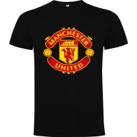 Нова мъжка тениска на футболния отбор Манчестър Юнайтед (Manchester United) в черен цвят , снимка 1 - Тениски - 44032660