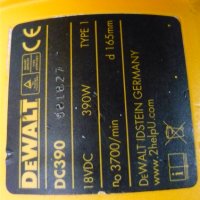 DeWALT DC-390 - ръчен циркуляр, снимка 3 - Други инструменти - 43776492