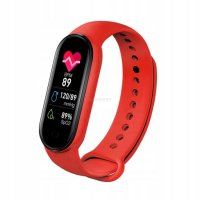 3000053746 Фитнес гривна Smart Band M7 розова,жълта,зелена,черна,синя ,сива,, снимка 11 - Гривна - 37464670