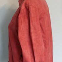 Червено дънково яке ”Saint James” France / голям размер , снимка 3 - Якета - 15472817