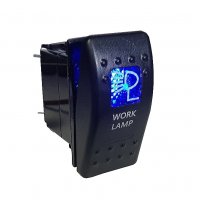 Копче / бутон за вграждане за различни светлини / надпис " WORK LAMP" - C00504, снимка 1 - Аксесоари и консумативи - 37450066