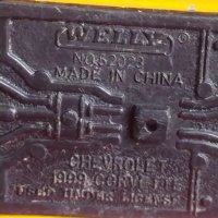 Метална количка CHEVROLET CORVETTE MADE IN CHINA WELLY за КОЛЕКЦИЯ 37593, снимка 9 - Колекции - 40674333