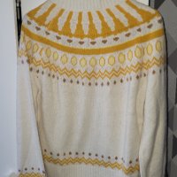 Оригинален пуловер, снимка 2 - Блузи с дълъг ръкав и пуловери - 43502741
