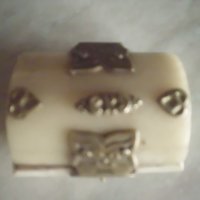 кутийка за бижута кокал, снимка 2 - Антикварни и старинни предмети - 34715945