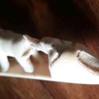 Скулптура от слонова кост , снимка 8 - Статуетки - 44071005