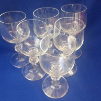 Ракиени чашки, стъклени от едно време, столче, 6 бр, снимка 3 - Чаши - 42988617