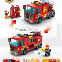 Конструктор City Пожарна команда, 275 части, снимка 3 - Конструктори - 43214431