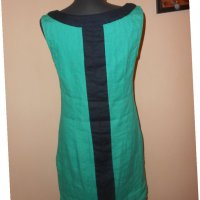 Ленена рокля в зелено  Salkim, снимка 4 - Рокли - 27747672