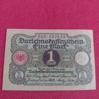 Райх банкнота 1 марка 1920г. Германия перфектна за колекция 28207, снимка 5 - Нумизматика и бонистика - 37141720