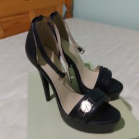 Дамски елегантни сандали на висок ток, снимка 1 - Дамски обувки на ток - 43791643