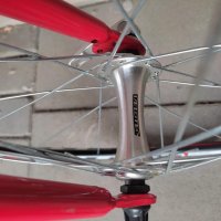 Продавам колела внос от Германия юношески шосеен велосипед GALIBIER RED GLOSS 24 цола с 21 скорости , снимка 13 - Велосипеди - 37312023