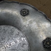 Сребърен поднос Италия, снимка 4 - Антикварни и старинни предмети - 27609032