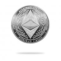 Етериум Класик монета / Ethereum Classic Coin ( ETC ) - Silver, снимка 2 - Нумизматика и бонистика - 38927876