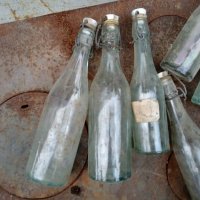 Стари шишета с порцеланови запушалки , снимка 5 - Антикварни и старинни предмети - 37109426