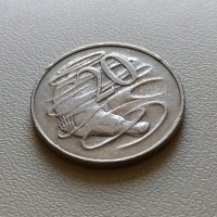 20 цента 1966 Австралия, снимка 1 - Нумизматика и бонистика - 40661359
