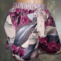 Secret Possesions M,L Сатенени шорти в лилаво розово , снимка 3 - Къси панталони и бермуди - 37902395