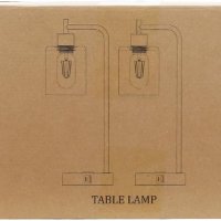 Комплект от 2 нощни лампи Aooshine, с USB C+A портове за зареждане, снимка 10 - Настолни лампи - 44068289