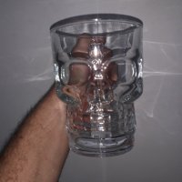 Уникална стъклена халба във форма на Череп 2бр Промоция!, снимка 10 - Чаши - 43119018